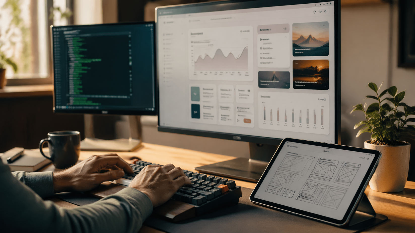 Projekt strony z CMS i fokussem na leady